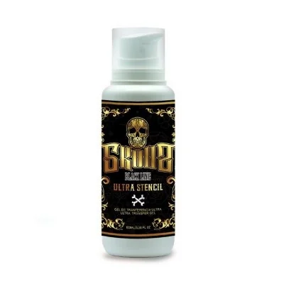 Transfer Gel - Ultra Stencil Skulls Blackline