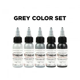 Xtreme Ink Opaque Grey Set - 30ml