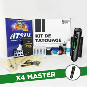 X4 Master Tattoo Kit - Wireless Battery-Powered Machine