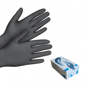 Medicprotec Black Nitrile Gloves