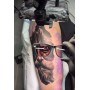 Anti-Glare Light for Tattoos with Filtering Glasses
