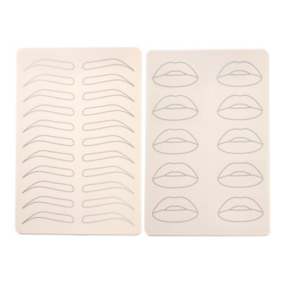 Synthetic Skin Double-Sided Eyebrow Lip - 19x15.5x1.5cm