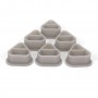 Silicone Ink Cups Triangle - Grey - 80 pcs
