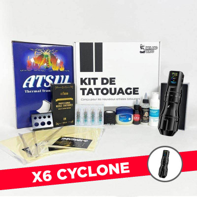 Xenon Professional Tattoo Kit - Battery-Powered Wireless Machine